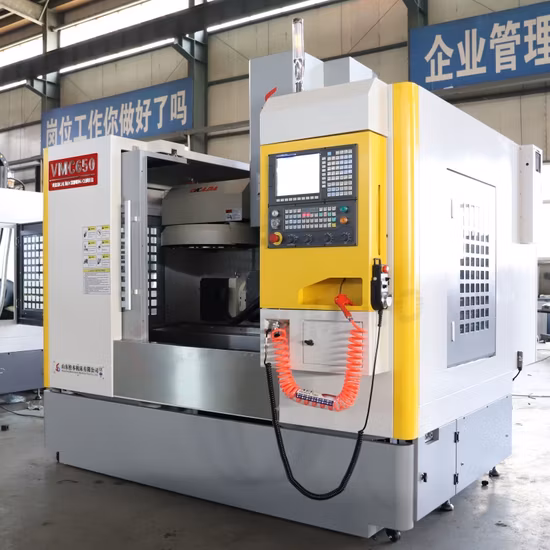 Vmc650 4-Achsen-5-Achsen-CNC-Vertikalbearbeitungszentrum CNC-Fräsmaschine