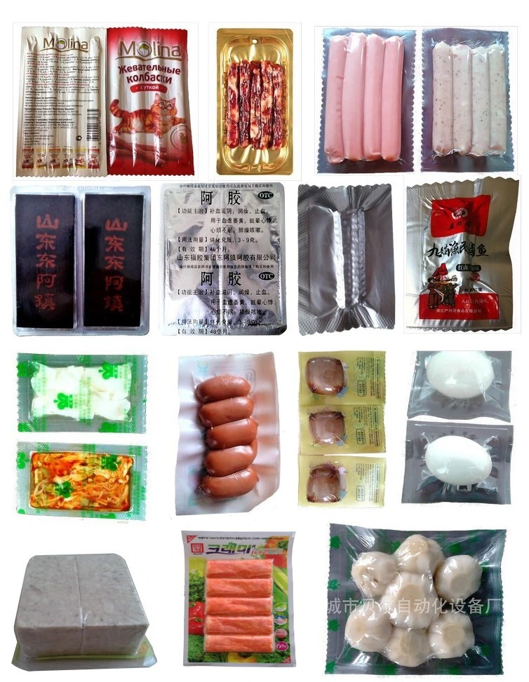 Thermoforming Vacuum Packing and Nitrogen Filling Automatic Packing Machine for Food Meat Fruit Vegetable and Fish